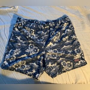 Vineyard Vines Blue and White Swim Trunks